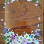 ご注文品です(結婚証明書用　押し花セット)