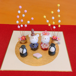くまさんのおひな祭り🤗