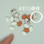 【送料無料】ミニチュア 『まだら模様』たまご 