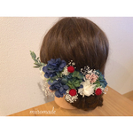 ネイビー×ホワイト×レッド