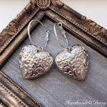 Big Heart♡Silver フープピアス