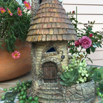 モルタル煙突ハウス    植物ポット