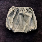 ベビー キッズ くすみベージュのドット柄 軽やかコーデュロイのかぼちゃパンツ 王子様パンツ