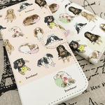 【iPhone】キャバリア手帳型スマホケース