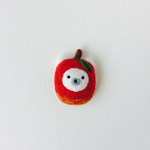  ʕ•ᴥ•ʔリンゴになったしろくまコロン