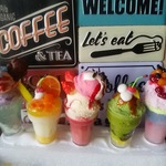 カフェドリンクセット ❤  ミニチュア  ドールハウス  料理 ランチ カフェ カフェオレ  ドリンク  