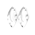 PDT-1343-MR【2個入り】ウエービーリーフシェイプペンダント,Wavy Leaf Shape Frame 