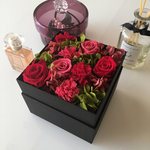 【再販】★Flower Box★プリザーブドフラワーボックス☆レッドMサイズ☆母の日