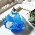 ☆ky様専用ページ☆レジンアートペイント☆3D絵画☆クラゲちゃんペンダントトップ
