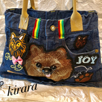刺繍トートバッグ
