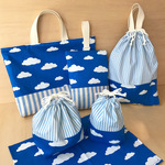 【saaaa...様ご注文品】入園グッズ(ピンクリボン×ストライプ）