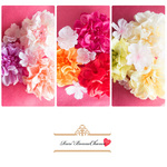 -Dahlia＆mamu＆SakuraSet* こぶりダリアと桜の春爛漫ヘッドドレス- 和　髪飾り　花飾り　袴　振袖　結婚式　ウェディングドレス　カラードレス　ヘアアレンジ　ローズ　菊 s-04