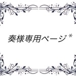奏様専用ページ*