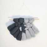 新作 (６２)マクラメ・チャンキーニット・タペストリー・weaving（ウィービング）・壁掛け飾り