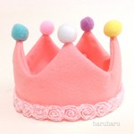 ＳＡＬＥ！♡ベビー＆キッズ　かんむり♡ クラウン  バラピンク
