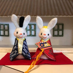 ウサギさんお雛様