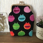 カエル🐸のがま口財布(カード専用がま口財布)