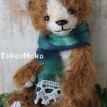 【Toko&Moko】テディベア　はちわれブラウンベアちゃんちゃん