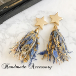 ゴールドスター☆タッセルピアス イヤリング