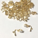 (クリップ式 50個) カン付きイヤリングパーツ 12mm (シリコンパット付) – KCゴールド