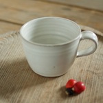 白釉コーヒーカップ
