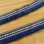 フリンジテープ ネイティブ ネイビー 90cm