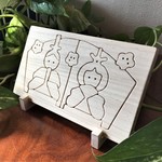 木製 ひなまつりジグソーパズル(中）  R-2　17cm×10cm