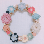 お花いっぱいリース