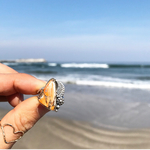 11号【サイズ調整不可】《silver925 ring》oyster copper×flower❤︎