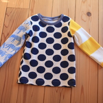 【100】ボーイズドットなガラガラTシャツ
