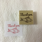 お魚のThankyou判子