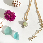 《silver925&gold filled》Ethiopian opal×mermaid❤︎necklace
