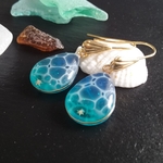 星の砂入り 海ピアス