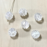 ●14㎜● VINTAGE AURORA CLEAR NUGGET BEADS