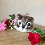 リスのがま口＊羊毛フェルト＊小物入れ