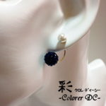 キラキラバックキャッチピアス