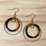 リング&リング べっ甲フープピアス(イヤリング)