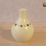 水玉模様の小さな小さな一輪挿し