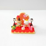 ひな祭りアイシングクッキー(くま&うさぎ)