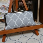 北欧モダン 大きな印鑑も入っちゃう がま口 印鑑ケース モロッカン