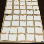 かわいいミニメッセージカード①⑨