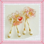 🌸３色の桜のピアス🌸
