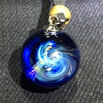 ガラスのマーブルペンダント　宇宙風　MP-S5