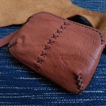  革職人の手作り財布屋💩手縫い レザーウォレットポーチバッグ 本革財布小物小銭入れ