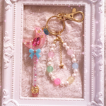 キラキラピンクの魔法ステッキ💗バッグチャーム🌙