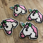 ユニコーン  ワッペン 4枚セット♯2