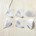 WHITE FROST FLOWER BEADS CAP PARTS
