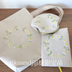 ⚠️rikuandjiji様限定  カモミール刺繍三点セット
