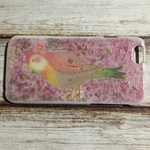 iPhone6 小鳥 ピンク