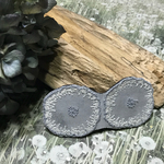 ミナペルホネン＊ジェリーフラワー刺繍バレッタ＊レースグレー